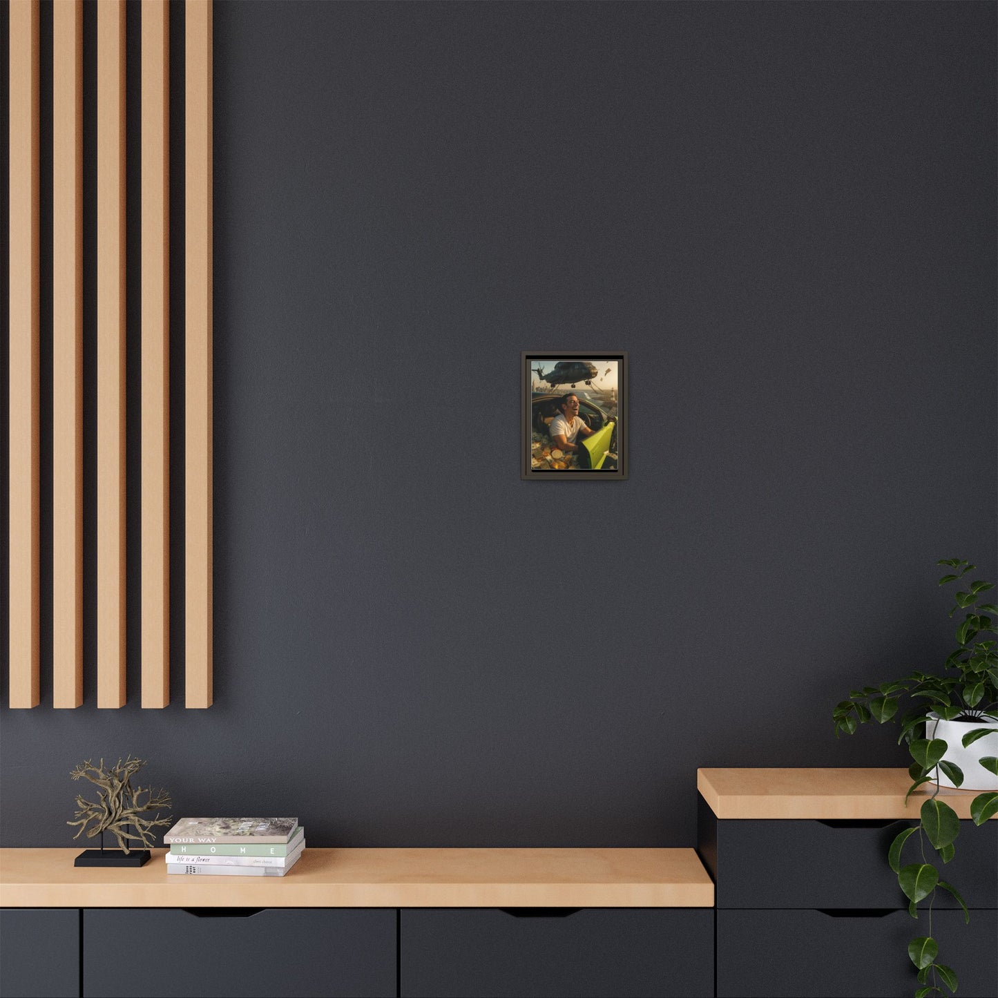 “Laughing My Way to the Bank” – Ultra-Luxury Cinematic Wall Art (8×10 Vertical Print)