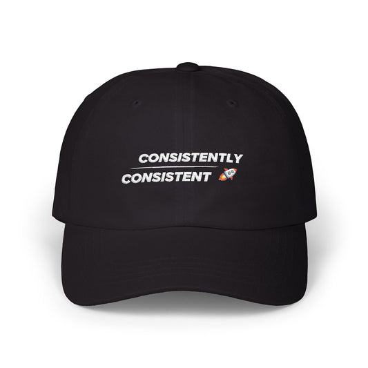 Consistently Consistent Classic Dad Cap – Black - Stay Locked In